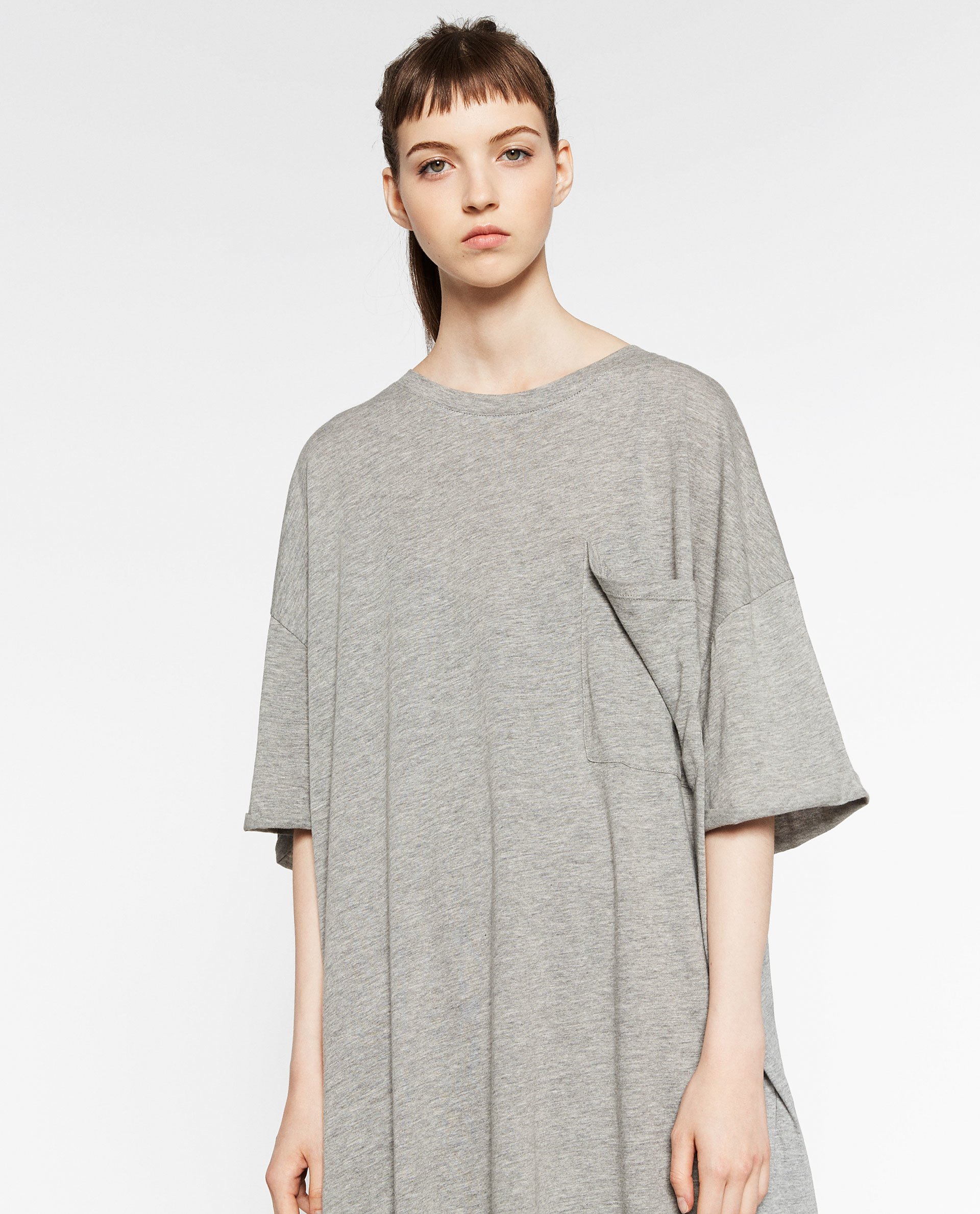 Oversized t shirt dress zara